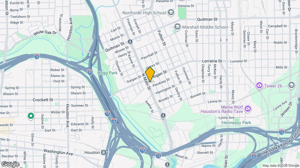 1804 N Main St Map and Location Details