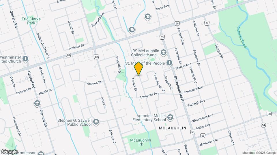 480 Waverly St N Map and Location Details