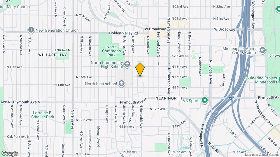 1407 N 15th Ave Map and Location Details