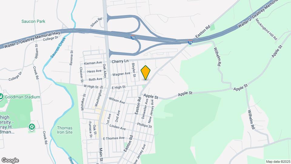 373 E High St Map and Location Details