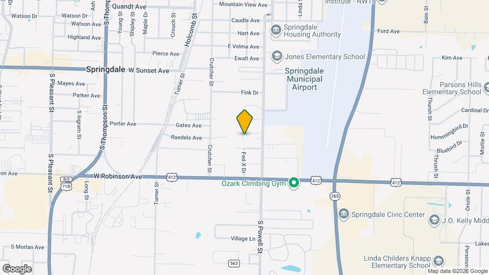 405 Tyson Ave Mapa y Detalles de la Ubicación