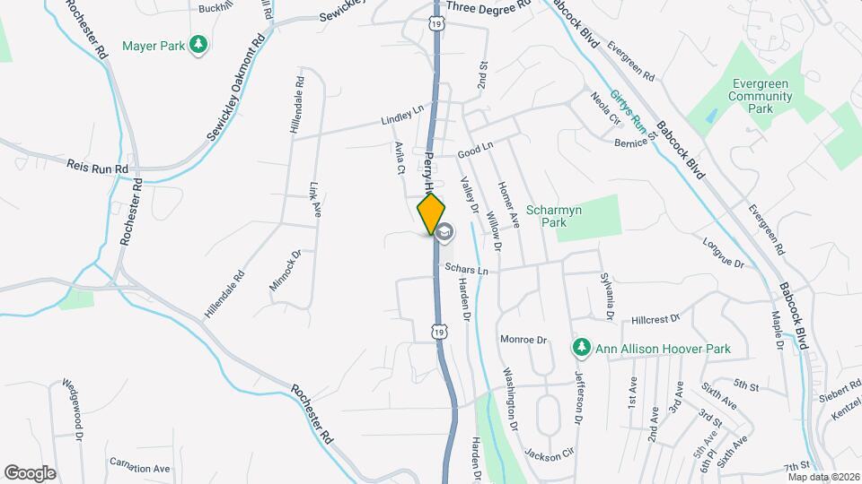 949 Perry Hwy Map and Location Details