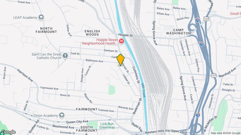 2636 Liddell St Map and Location Details