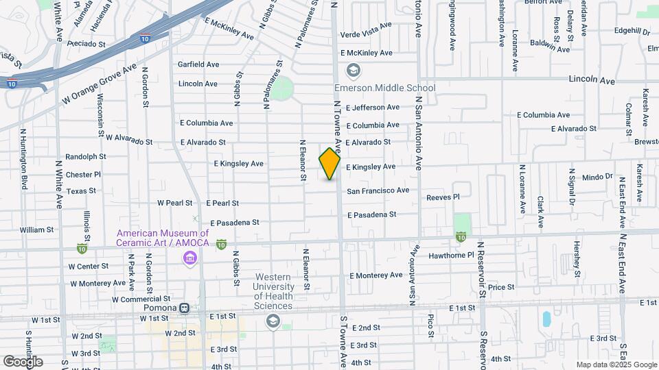 547 San Francisco Ave Map and Location Details