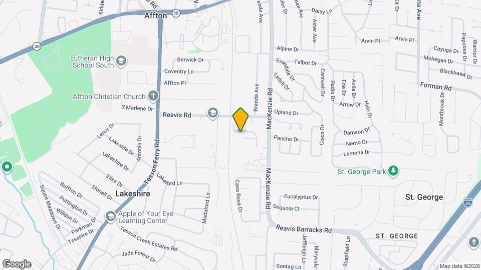 9733 Crayford Rd Map and Location Details