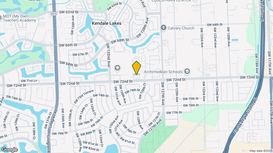 7121 SW 129th Ave Map and Location Details