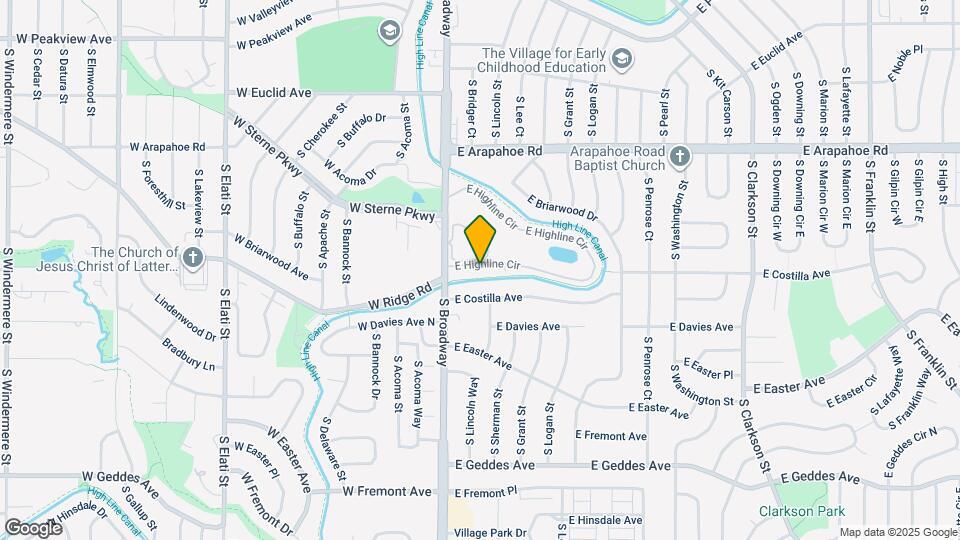 130 E Highline Cir Map and Location Details