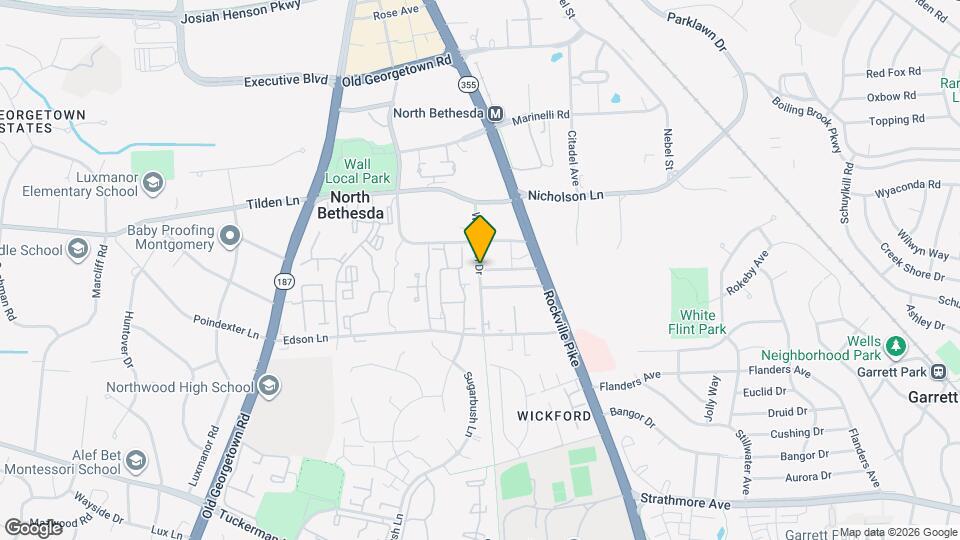 North Bethesda Market Map and Location Details