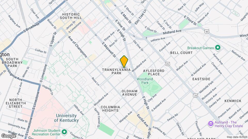 458 E Maxwell St Map and Location Details