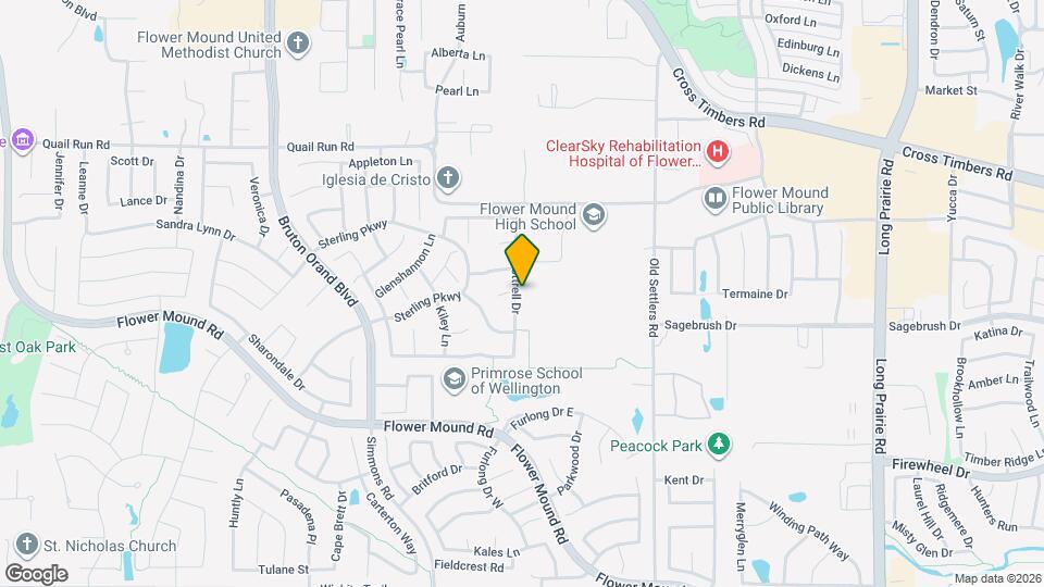 3300 Cottrell Dr Map and Location Details