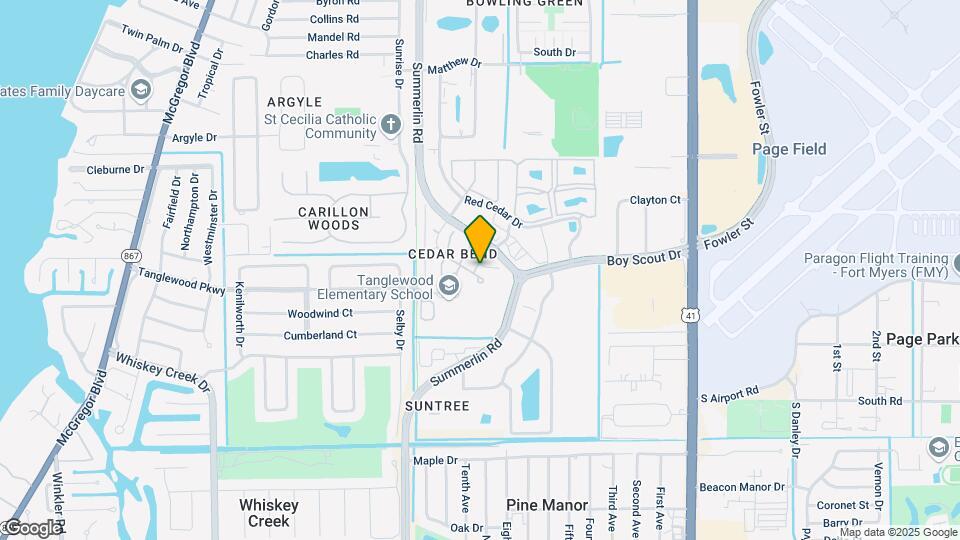 5245 Cedarbend Dr Map and Location Details