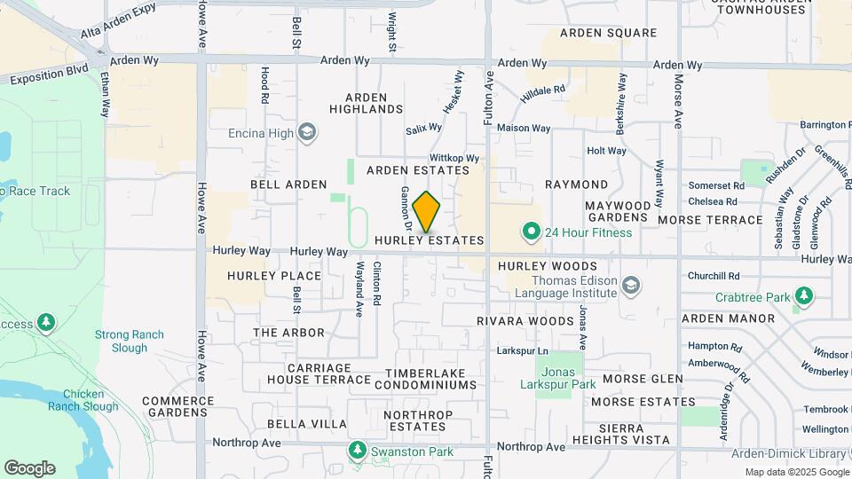 1309 Oak Terrace Ct Map and Location Details