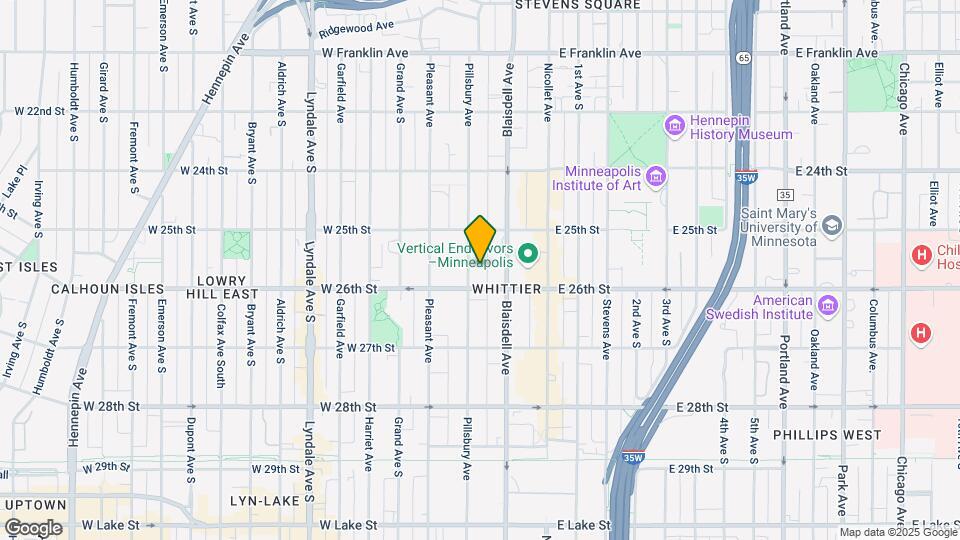 2537 Pillsbury Ave S Map and Location Details