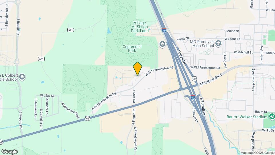 2933 W Scottswood Pl Map and Location Details