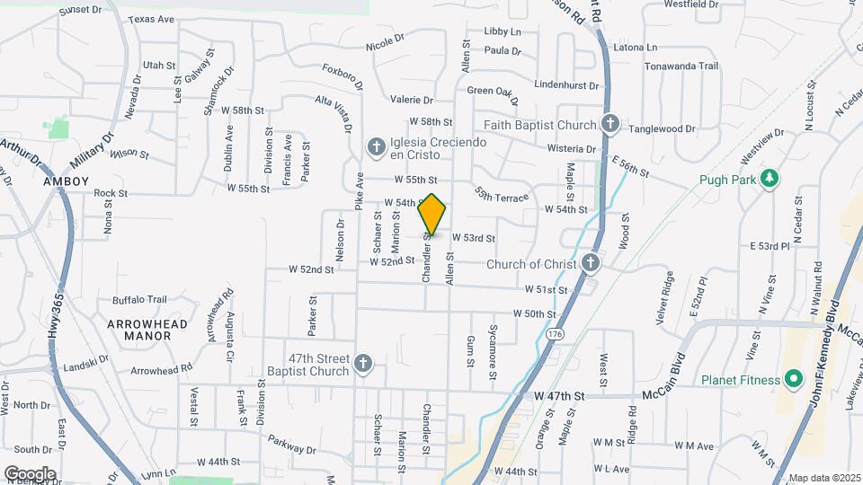 5210 Chandler St Map and Location Details