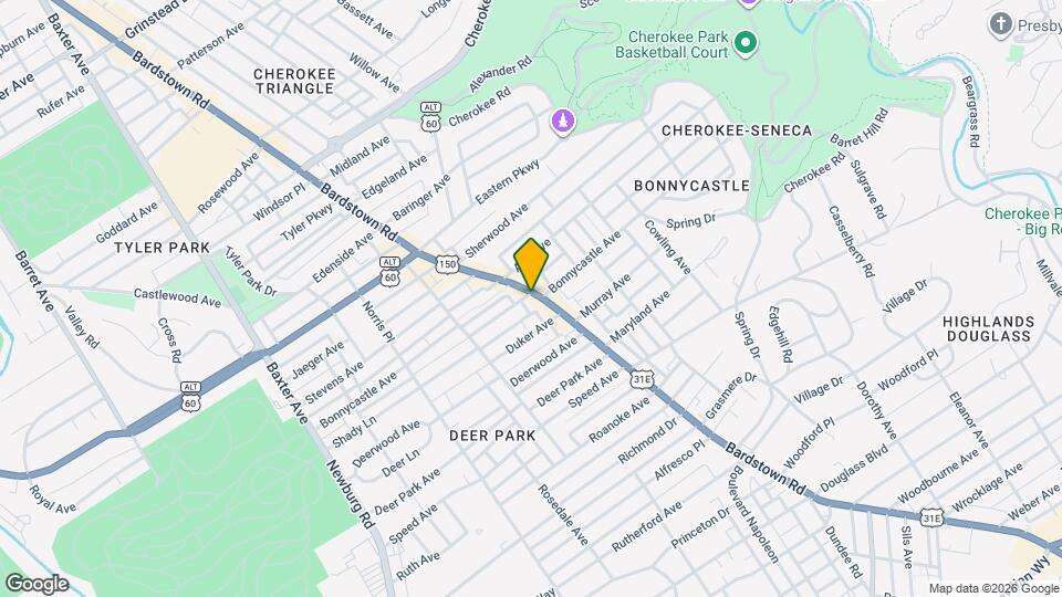 1600 Bardstown Rd, Unit 1958 Bonnycastle Map and Location Details