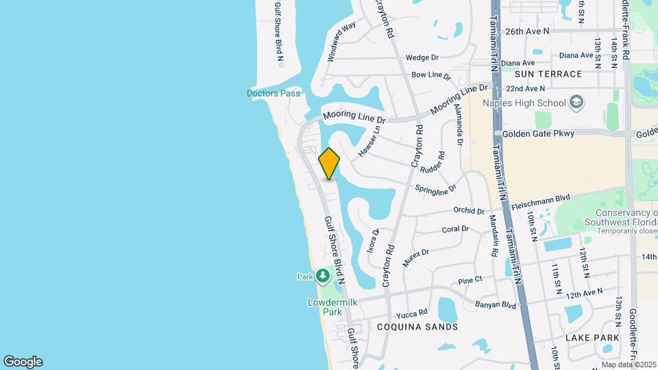 1910 Gulf Shore Blvd N Mapa y Detalles de la Ubicación