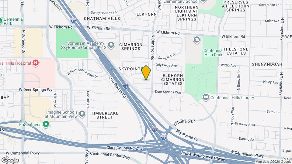8020 Aztec Basin Ave Map and Location Details
