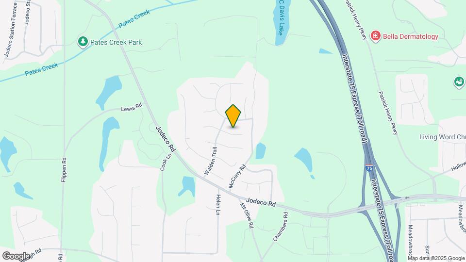 184 Pine Branch Dr Map and Location Details