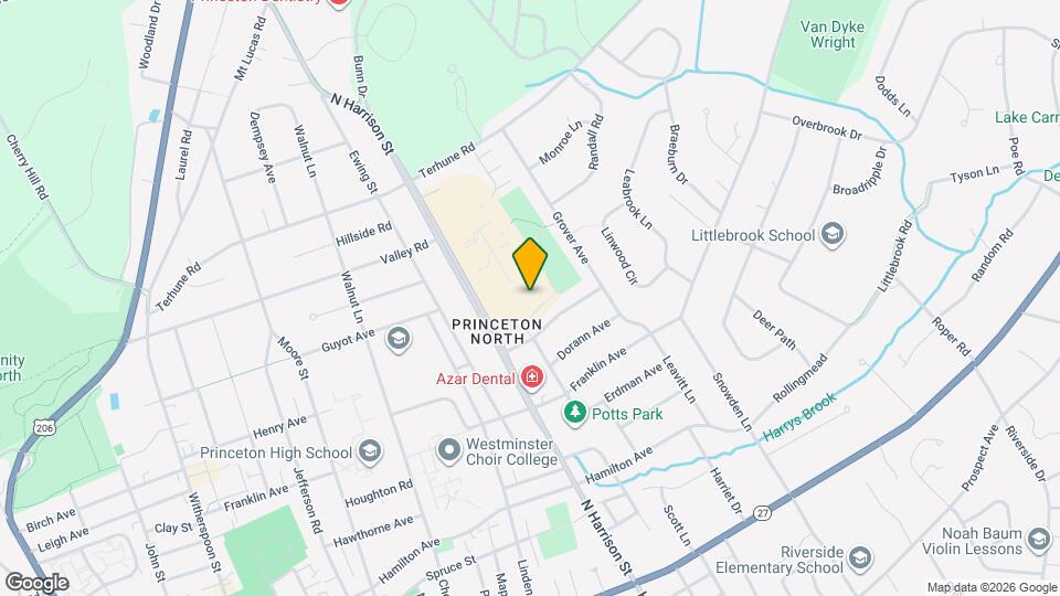 Avalon Princeton on Harrison Mapa y Detalles de la Ubicación