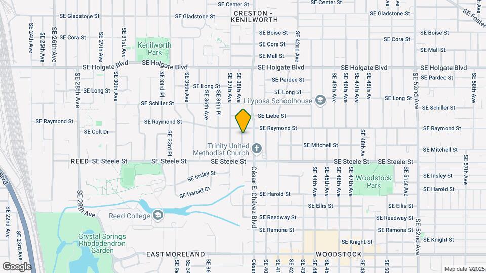 5012 SE 38th Ave Map and Location Details