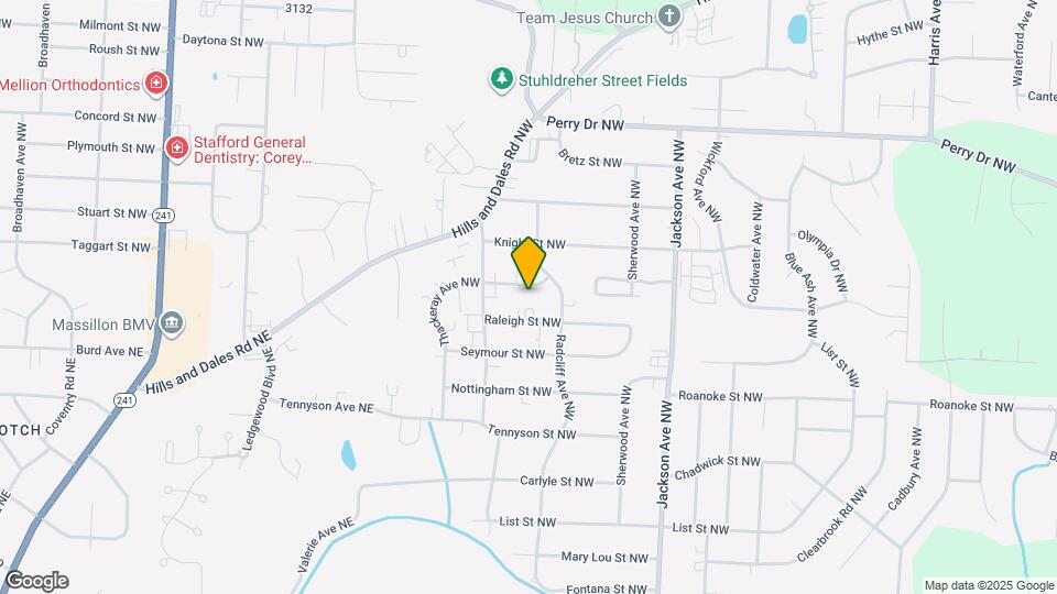 2960 Thackeray Ave NW Map and Location Details