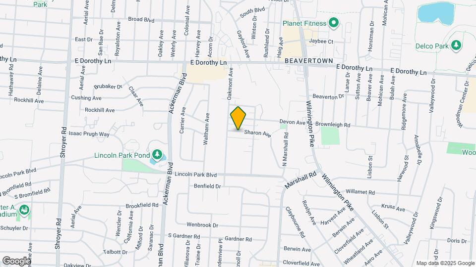 1122 Sharon Ave Map and Location Details