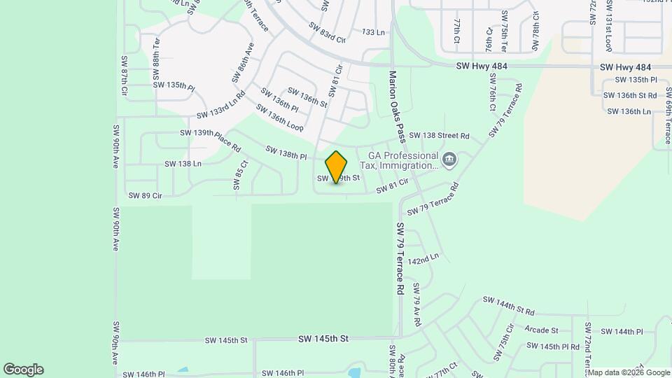 13765 SW 81 Cir Map and Location Details
