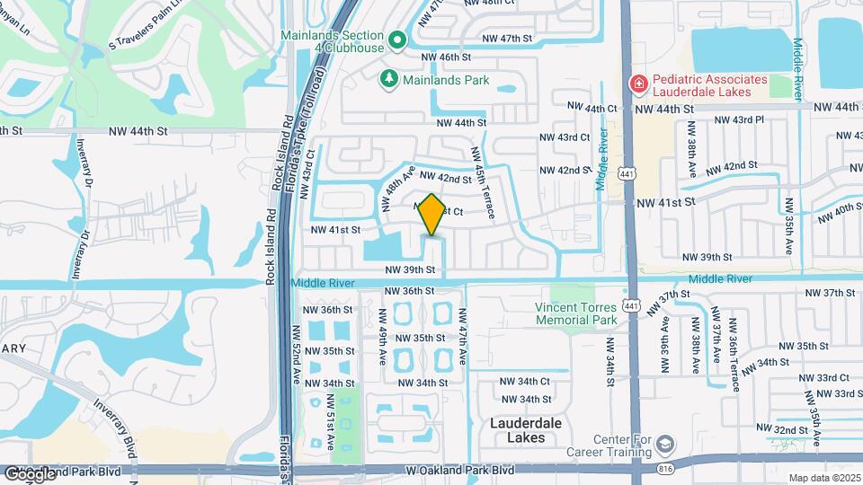 3991 NW 47th Ave Map and Location Details