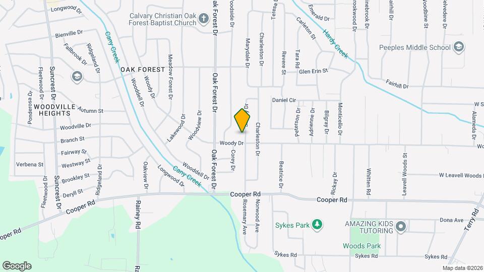 3155 Shirley Dr Map and Location Details