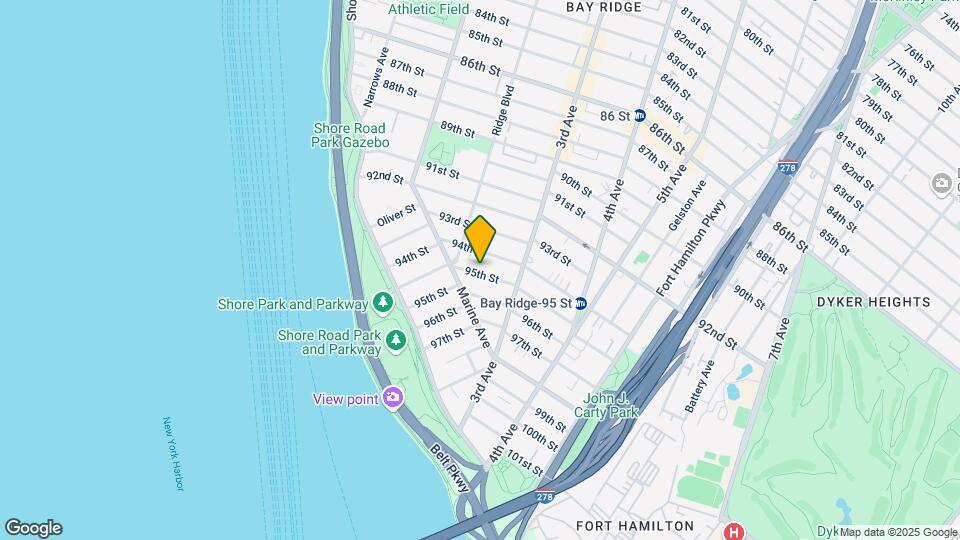 233 95th St Map and Location Details