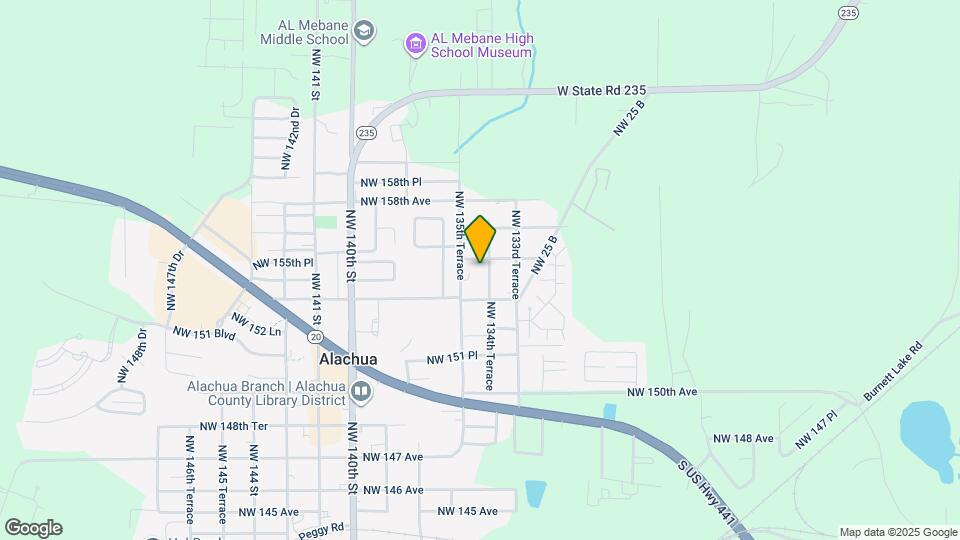 15506 NW 134th Terrace Mapa y Detalles de la Ubicación