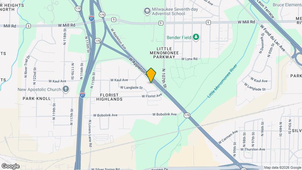 10783 W Appleton Ave Map and Location Details