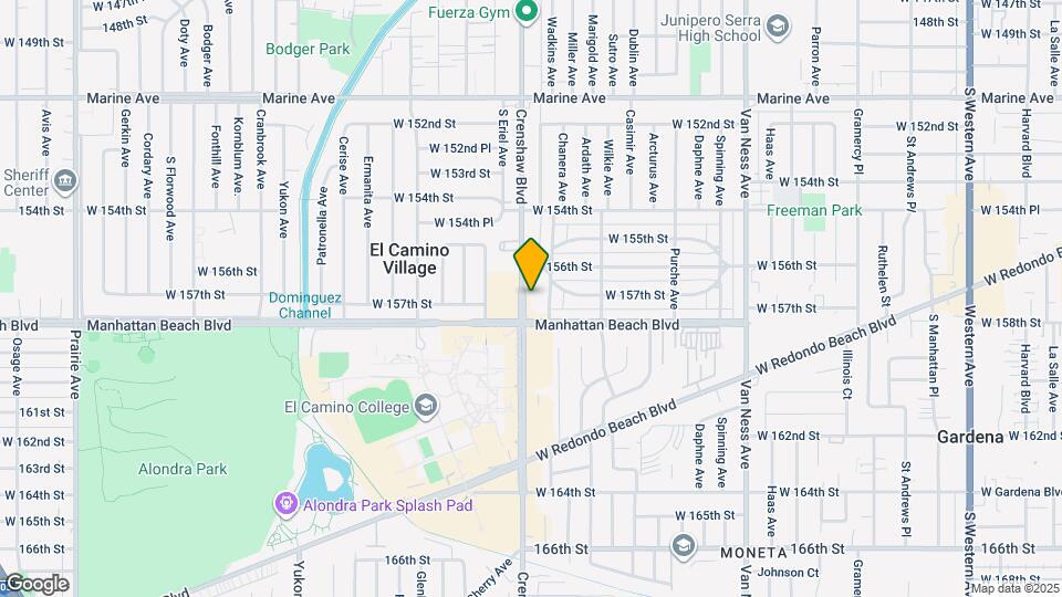 15700 Crenshaw Blvd Map and Location Details