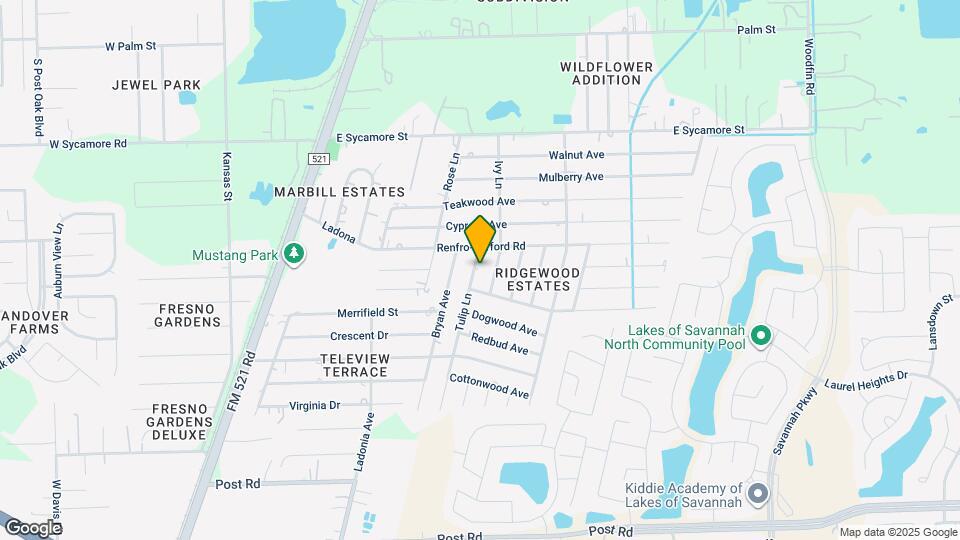 4415 Tulip Ln Map and Location Details