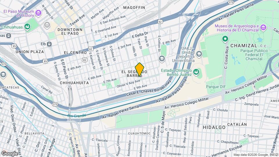 1025 8TH Ave Map and Location Details