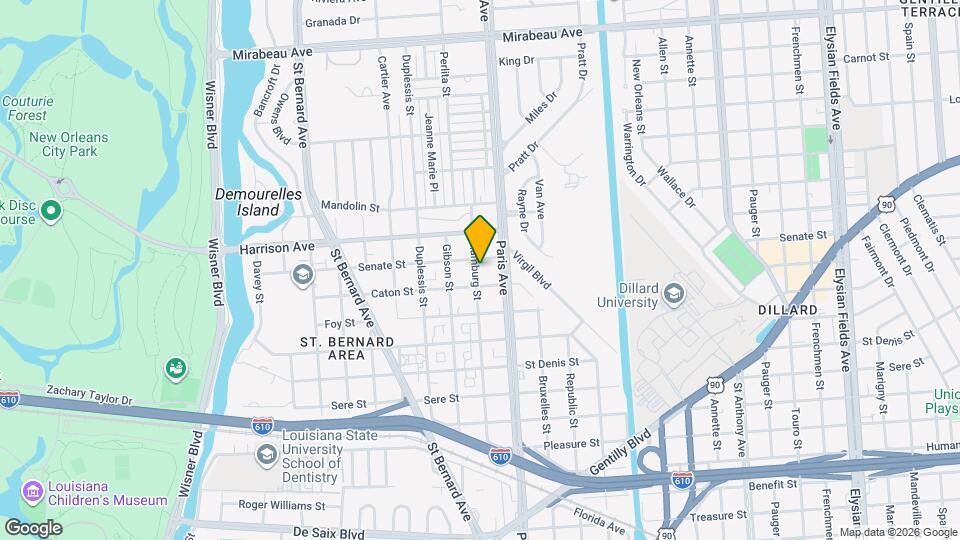 4019 Hamburg St Map and Location Details
