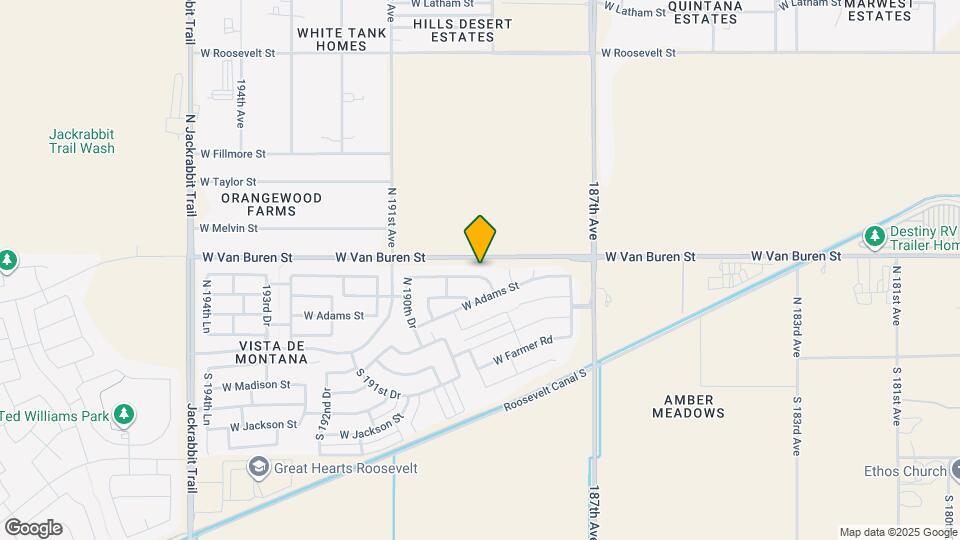 18906 W Woodlands Ave Map and Location Details