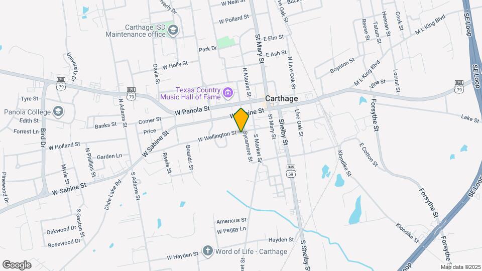 307 W Wellington St Map and Location Details