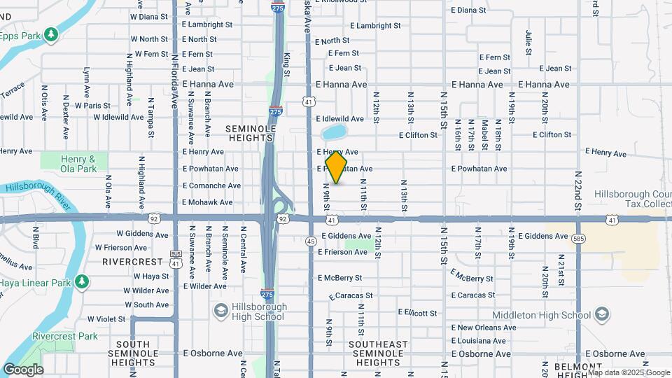 1007 E Comanche Ave Mapa y Detalles de la Ubicación