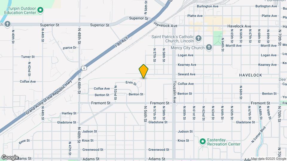 3831 N 56th St Map and Location Details