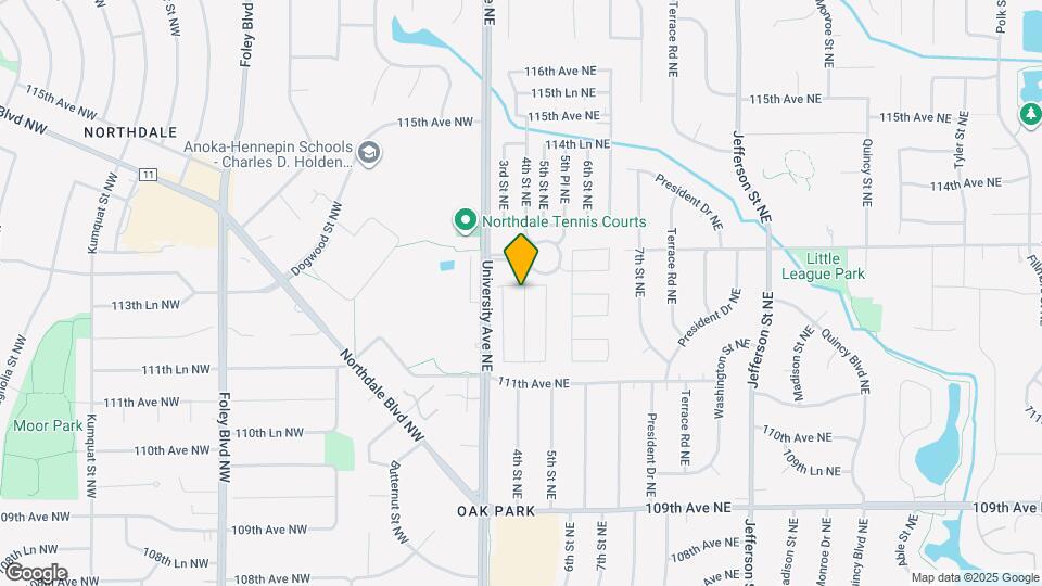 11220 4th St NE Map and Location Details