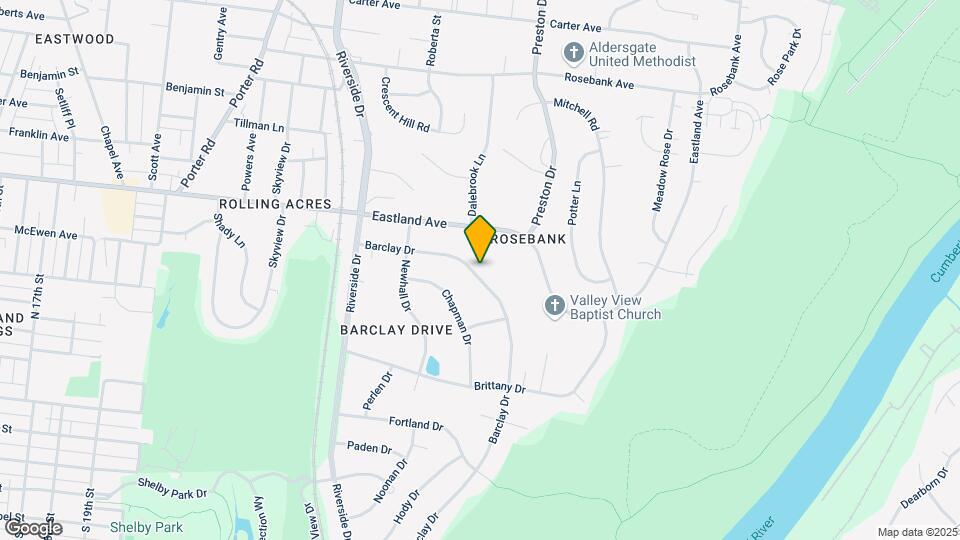 2501 Barclay Dr, Unit Basement Map and Location Details