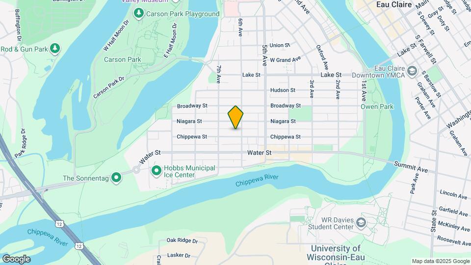 608 Chippewa St Map and Location Details