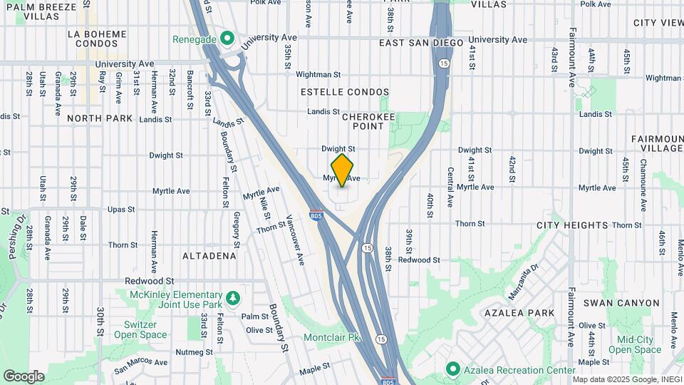3426 Cherokee Ave, Unit 3426 Mapa y Detalles de la Ubicación