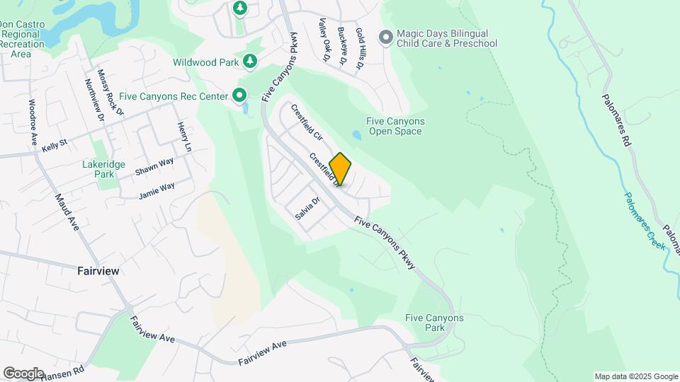 25629 Crestfield Dr Map and Location Details