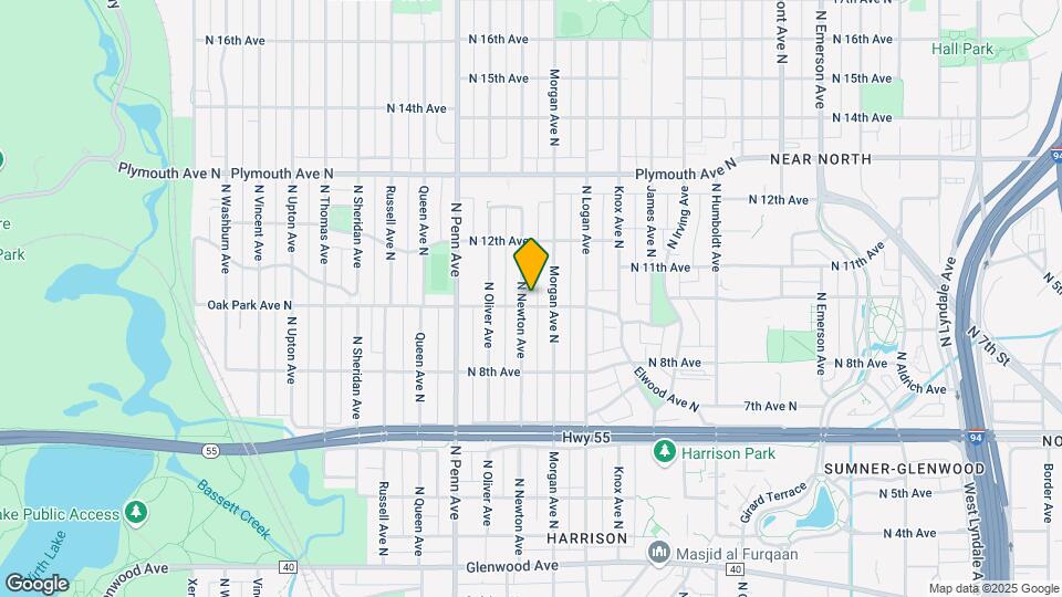 1000 Newton Ave N Mapa y Detalles de la Ubicación