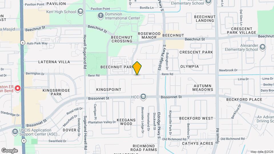 13826 Andover Park Dr Map and Location Details