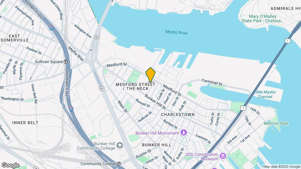 38 Belmont St, Unit 3 Map and Location Details