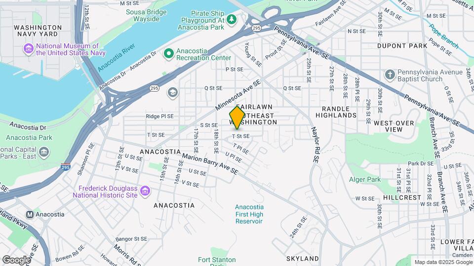 1902 T St SE Map and Location Details